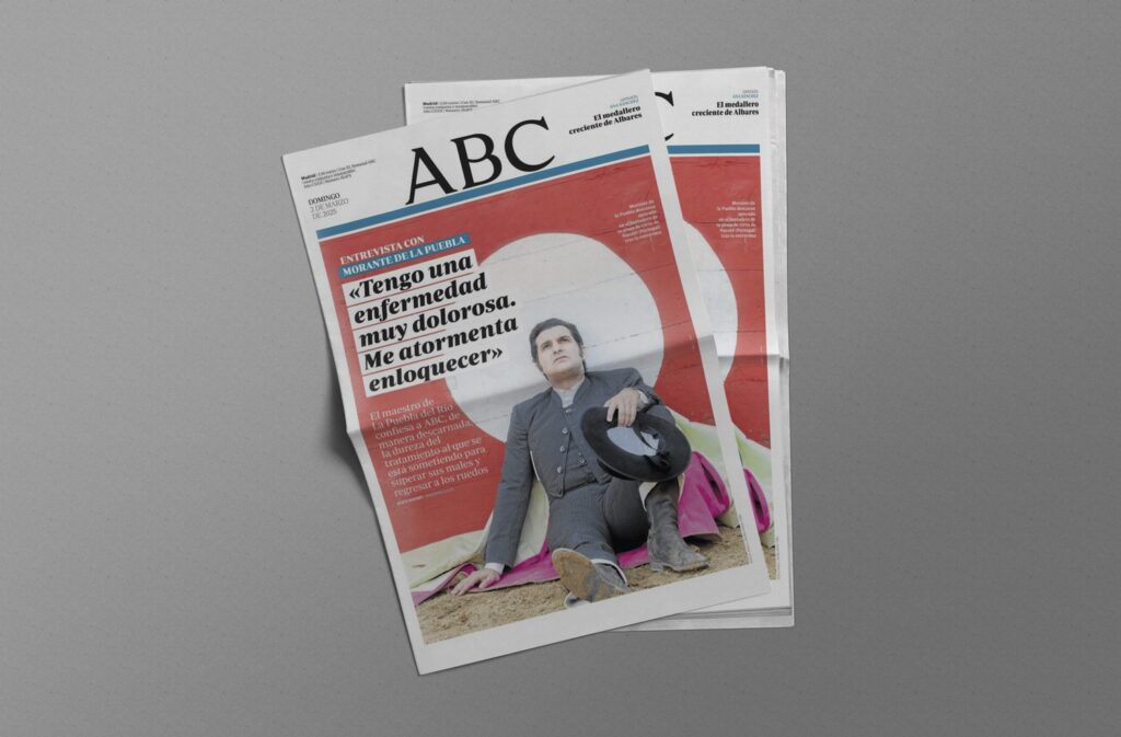 Morante de la Puebla en Portada de ABC